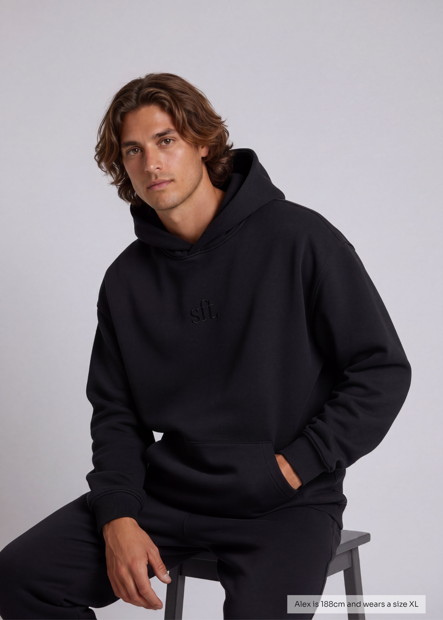 sft. Cloud Hoodie - Black