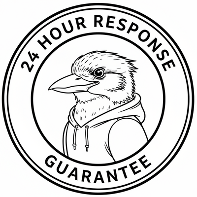 24 Hour Response Guarantee - Kookaburra Upper Body