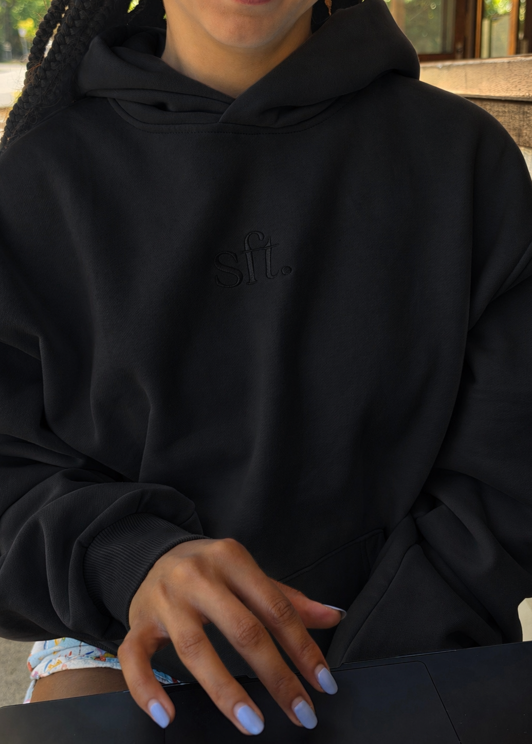 sft. Cloud Hoodie - Black